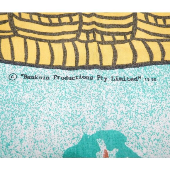 VTG 1990 Australia Kids TV HUMPHREY B BEAR Twin Reversible Duvet Cover - Picture 4 of 12